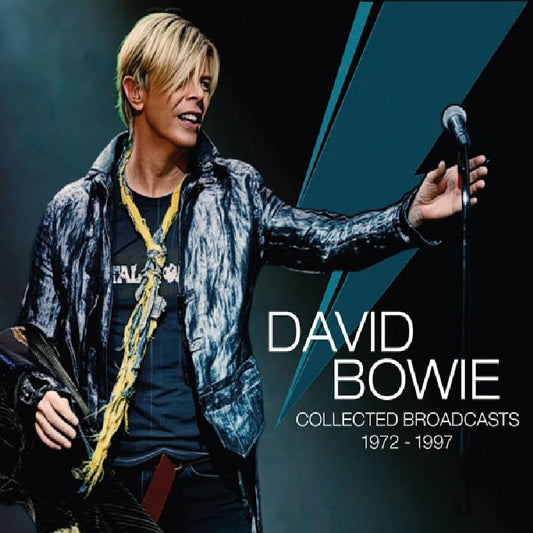 David Bowie album cover featuring a portrait of the musician performing.