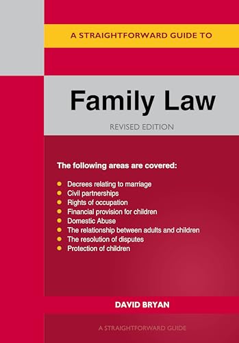 Red and grey book cover titled “Family Law, Revised Edition - 2025”.