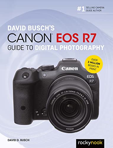 Book cover featuring a black Canon EOS R7 camera with lens.