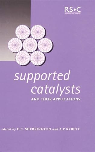 Purple book cover with circular designs and the title "Supported Catalysts".