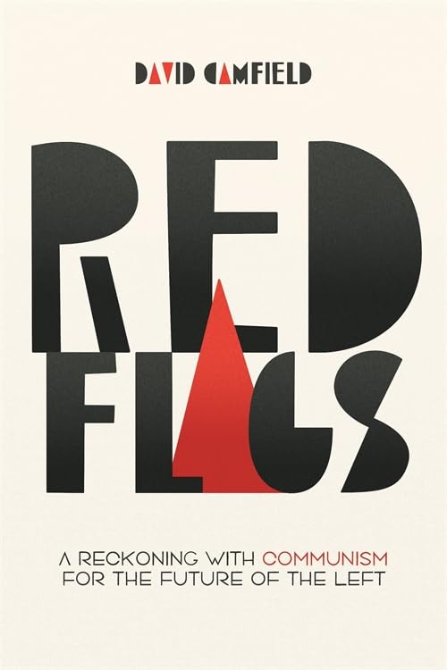 Book cover: bold red text “RED FLAGS” with a red triangular shape.