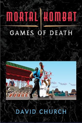 Book cover for “Mortal Kombat: Games of Death” with fighting scene.