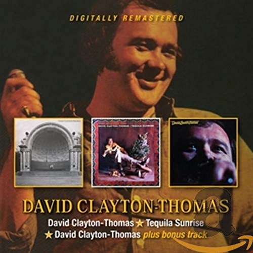 CD cover featuring David Clayton-Thomas with three smaller album art inserts below him.