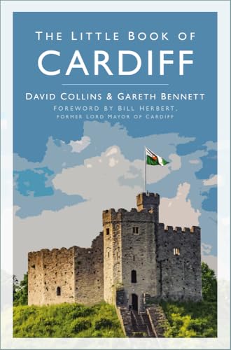 Book cover: "The Little Book of Cardiff" featuring Cardiff Castle.