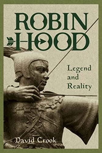 Book cover depicting a stone carving of Robin Hood aiming with a bow.