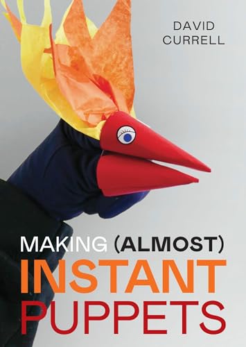 Book cover featuring a hand puppet with a bright orange and red beak.