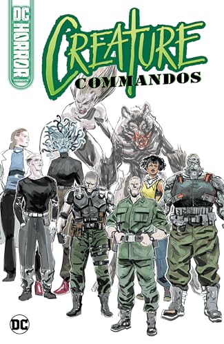 Comic book cover featuring a group of monster-like characters.