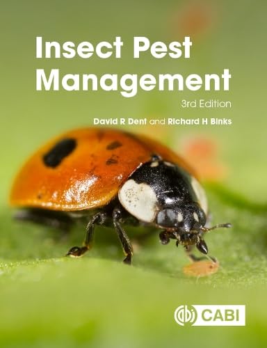 Book cover: “Insect Pest Management” with a ladybug on green foliage.