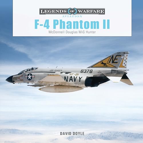 F-4 Phantom II fighter jet in flight, book cover illustration.