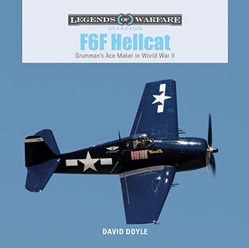 Book cover featuring a blue F6F Hellcat fighter plane in flight.