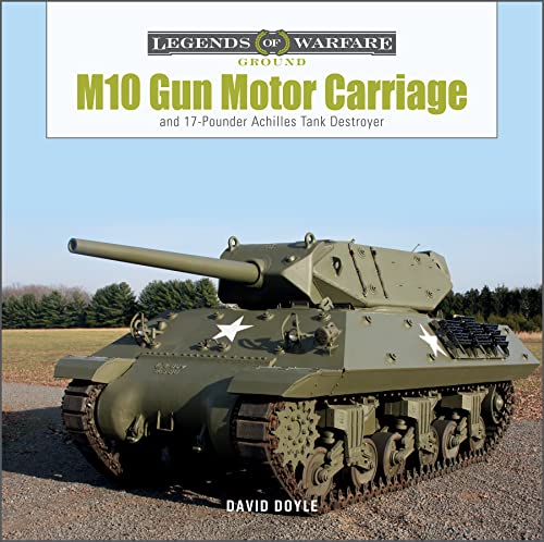 Olive green M10 Gun Motor Carriage tank destroyer with a long barrel.