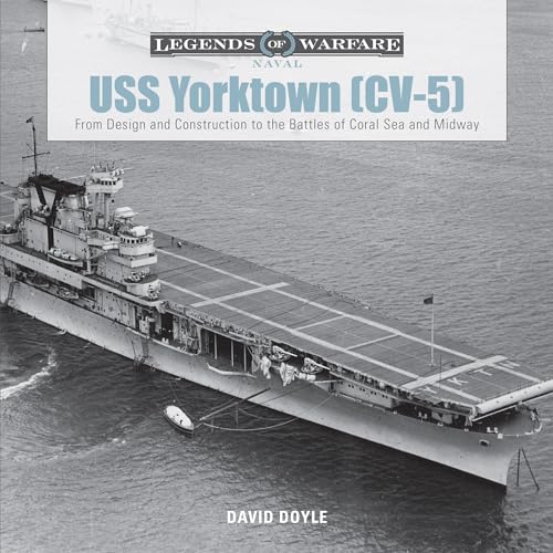 Black and white photo of the USS Yorktown aircraft carrier at sea.