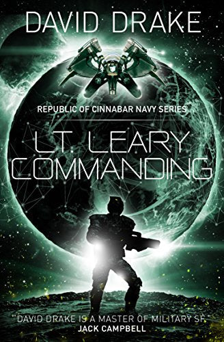 Book cover: spaceship, silhouetted figure, and swirling galactic background.