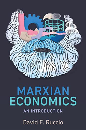 Book cover: “Marxian Economics” with abstract brain and gears illustration.