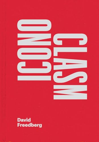 Red book cover with white stacked text reading "ICONOCLASM" and author's name.