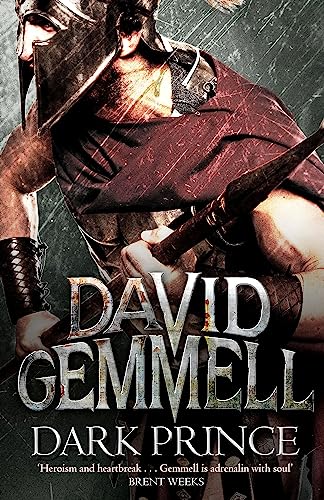 Book cover featuring a warrior in a helmet holding a spear.