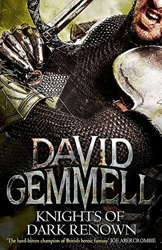 Book cover: armored warrior with sword, title "Knights Of Dark Renown".