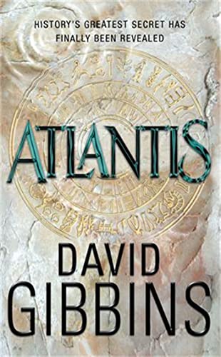 Book cover for "Atlantis" by David Gibbins, featuring a circular design.