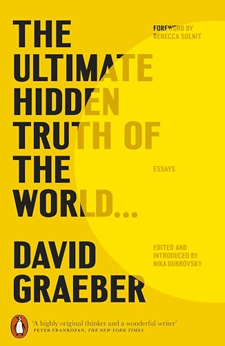 Yellow book cover with bold black text: "The Ultimate Hidden Truth of the World.