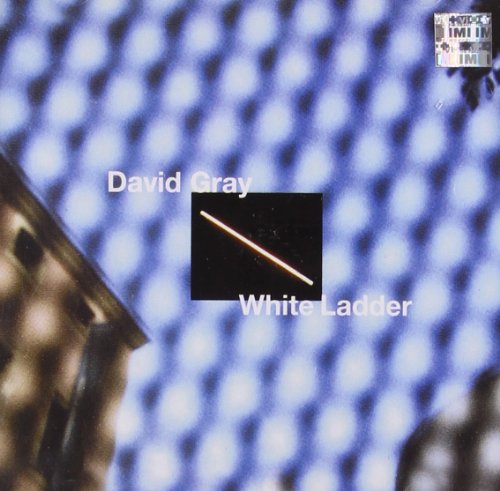 David Gray’s “White Ladder” CD cover with blue textured background.