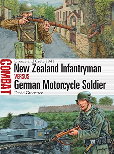 Book cover depicting New Zealand and German soldiers in WWII Greece.