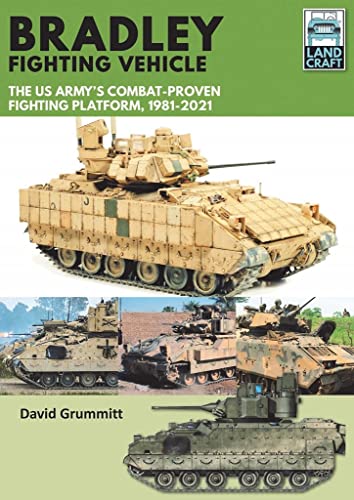 Book cover featuring a tan Bradley Fighting Vehicle with multiple views.