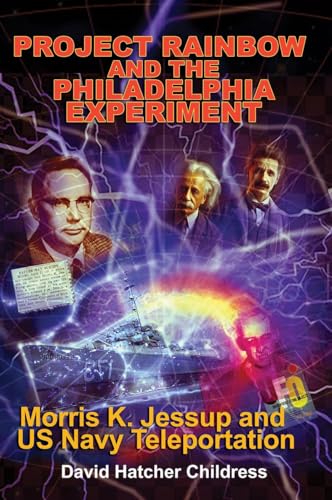 Book cover featuring portraits, a ship, and electrical effects.