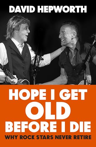 Book cover featuring Paul McCartney and Bruce Springsteen in performance.