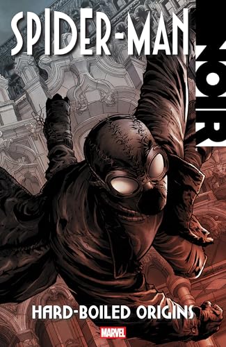 Comic book cover featuring Spider-Man Noir in a dark, gritty style.