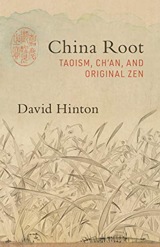 Book cover for "China Root" with painted grasses and red seal.