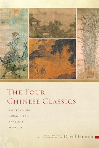 Book cover featuring traditional Chinese paintings and text listing classic works.