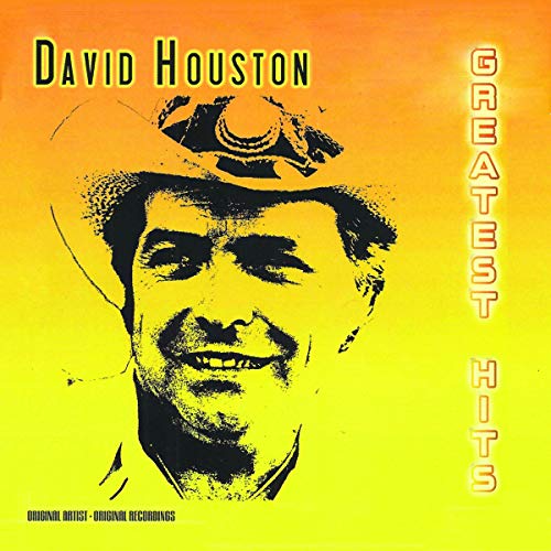 David Houston “Greatest Hits” CD cover with a portrait of a man in a hat.
