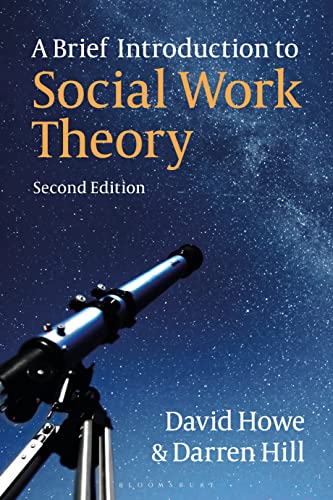 Book cover for A Brief Introduction to Social Work Theory featuring a telescope and stars.