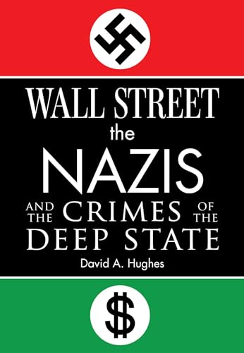 Book cover with a swastika, dollar sign, and title text on black background.