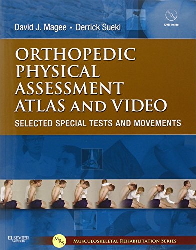 Book cover: "Orthopedic Physical Assessment Atlas and Video" with anatomy illustrations.