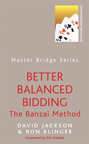 Book cover: "Better Balanced Bidding" with playing cards and text.