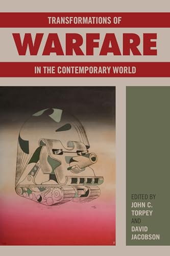 Book cover: "Transformations of Warfare" with a soldier's helmet image.