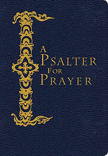 Dark blue book cover with ornate gold initial "P" and title.