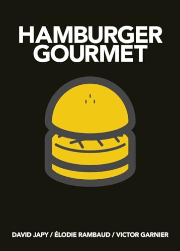 Book cover: "Hamburger Gourmet (mini)" with a yellow burger illustration.