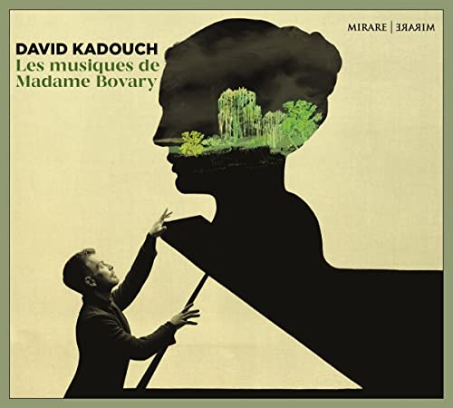 CD cover: Silhouette of a head with landscape inside, and a conductor.