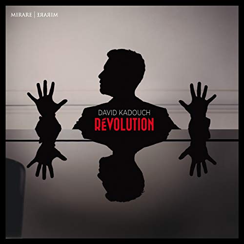 Silhouette of a man with hands raised, mirrored on a reflective surface, with red text overlay.