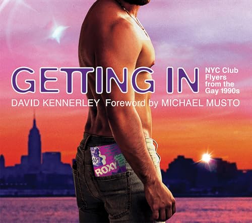 Book cover: torso, city skyline, flyer, and title “GETTING IN”.