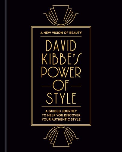 Black book cover with gold Art Deco borders and text reading David Kibbe's Power.