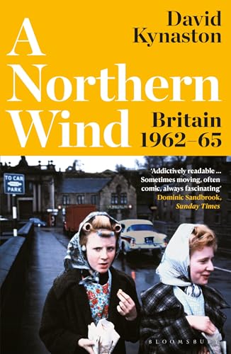 Book cover: “A Northern Wind” with a 1960s British street scene.