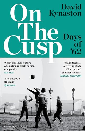 Book cover titled On the Cusp featuring a black and white photo of children playing.