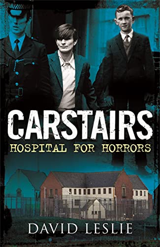 Book cover: "Carstairs: Hospital for Horrors" with figures and a building.