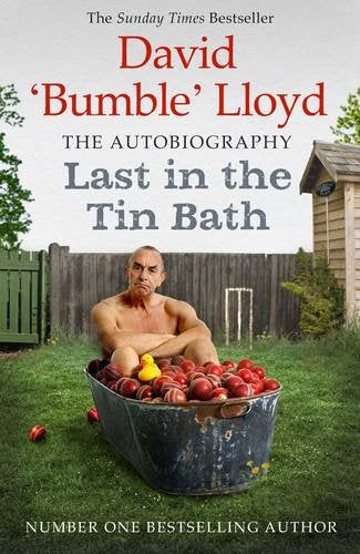 Book cover: David Lloyd in a bathtub full of apples, outdoors.