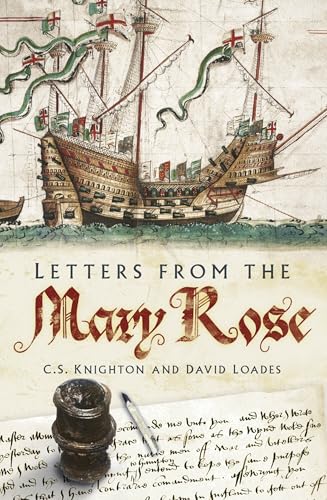 Book cover showing the Mary Rose ship, an inkwell, and handwritten script.