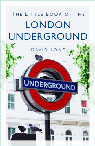 Book cover featuring a London Underground sign with pigeons.