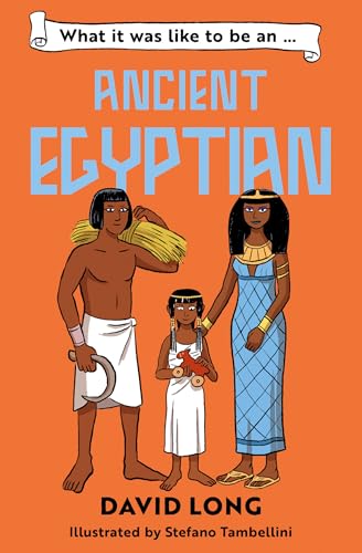 Book cover depicting an Ancient Egyptian family in illustrated style.